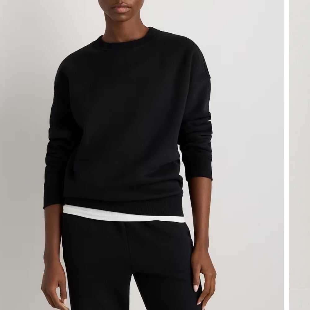 Quince Everyday Fleece Crew Sweatshirt XS